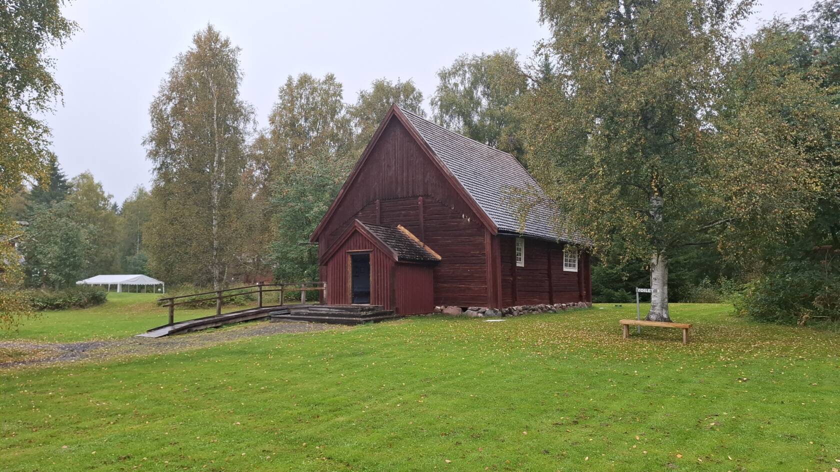 Turkansaaren kirkko ulkoa